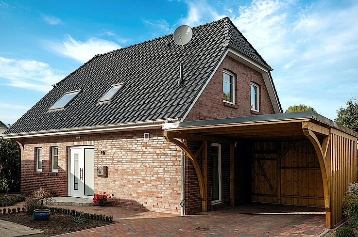 Einfamilienhaus mit Satteldach "Star" - Ansicht 1 