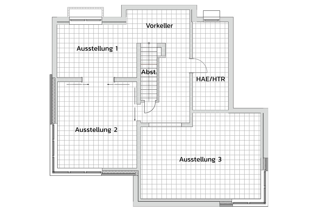 Bauhaus "Nordstern" - Grundriss KG